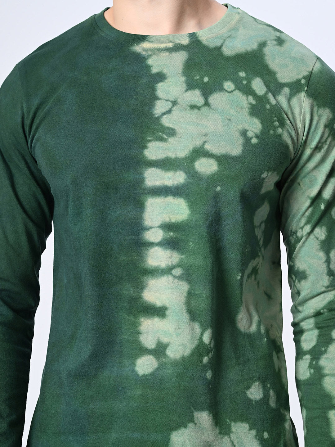 Green Unisex Tie - Dye T-shirt - RueCollections