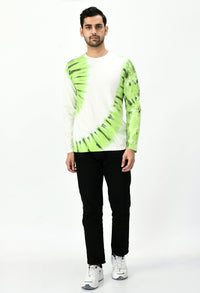 Thumbnail for Kiwi Green Unisex Tie - Dye T-shirt - RueCollections