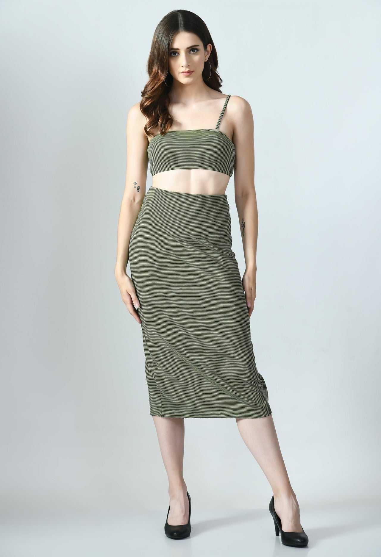 Knitted Tube Top & Pencil Skirt Co - ords - RueCollections