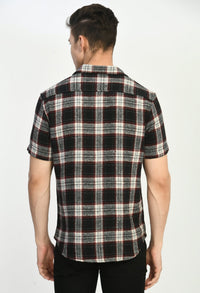 Thumbnail for Men's Half Sleeves R&B Flannel Shirt - RueCollections