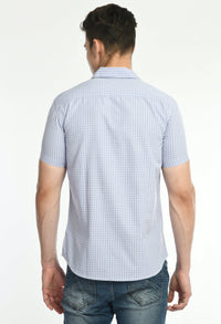 Thumbnail for Men's PV Half Sleeves Checks Shirt - RueCollections