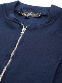 Thumbnail for Mock Collar Fleece Sweatshirt - RueCollections