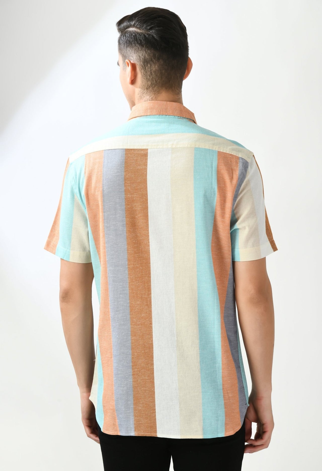 Multicolor Pastel Striper Shirt - RueCollections