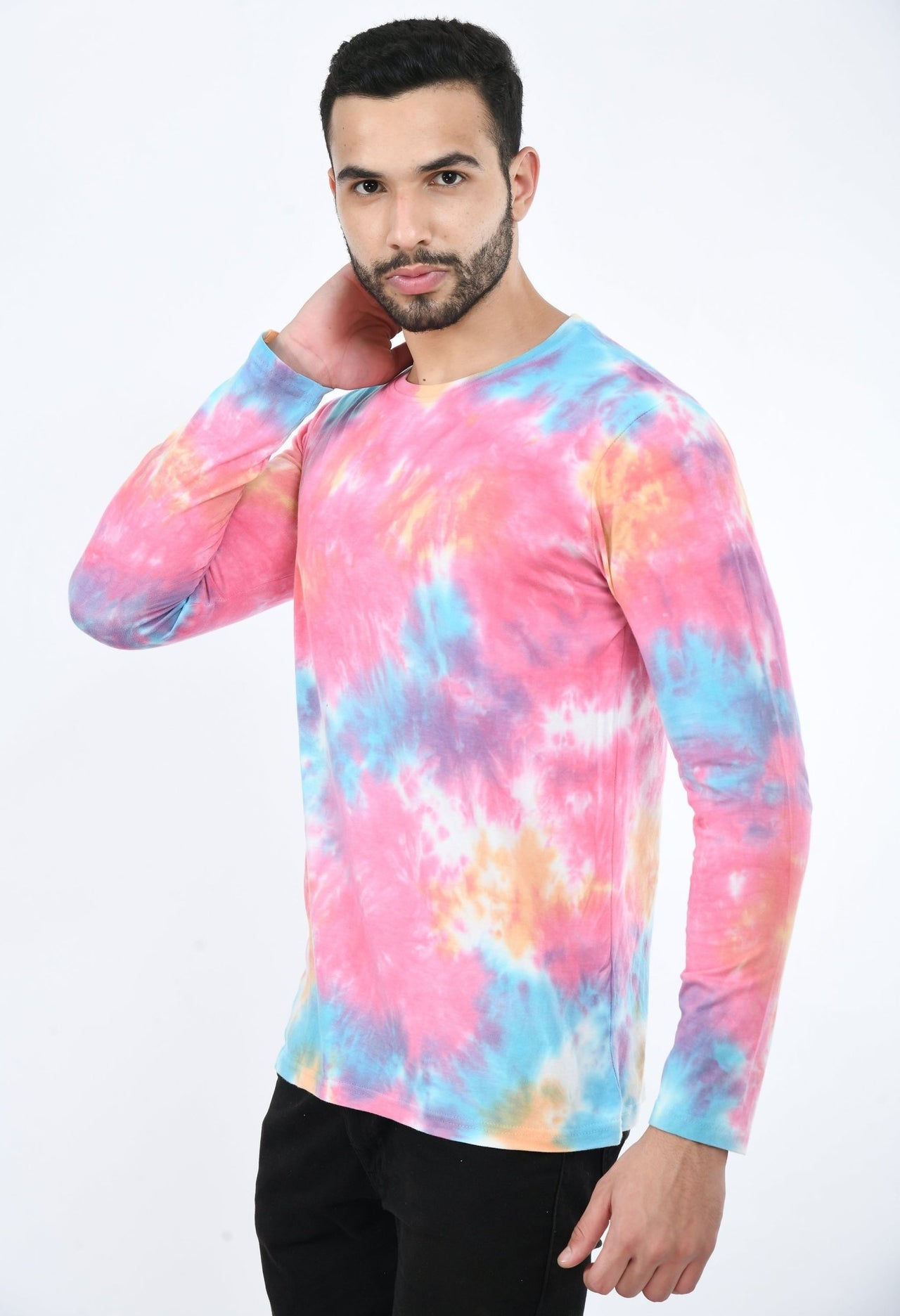 Multicolor Spalsh Unisex Tie - Dye T-shirt - RueCollections