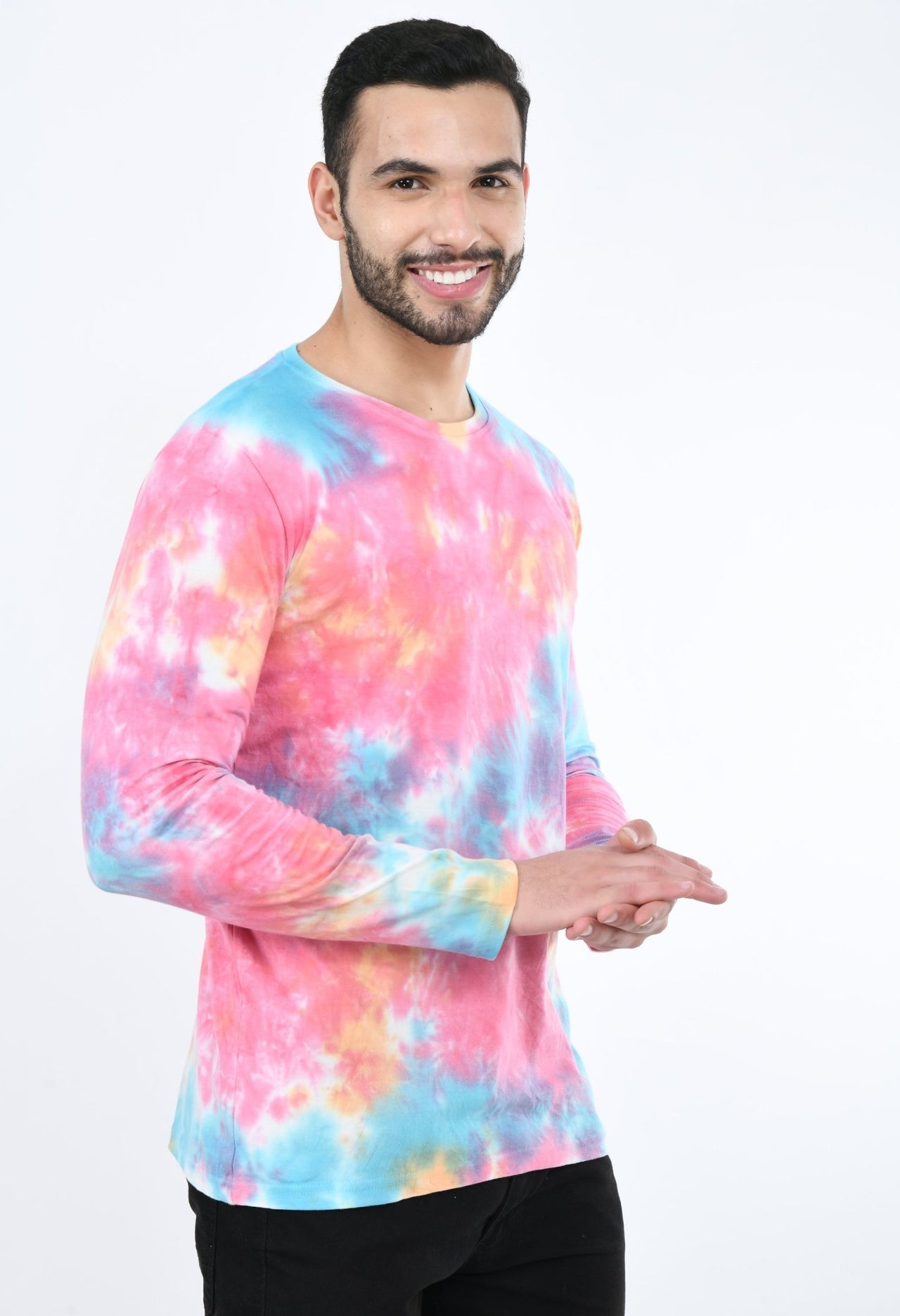 Multicolor Spalsh Unisex Tie - Dye T-shirt - RueCollections