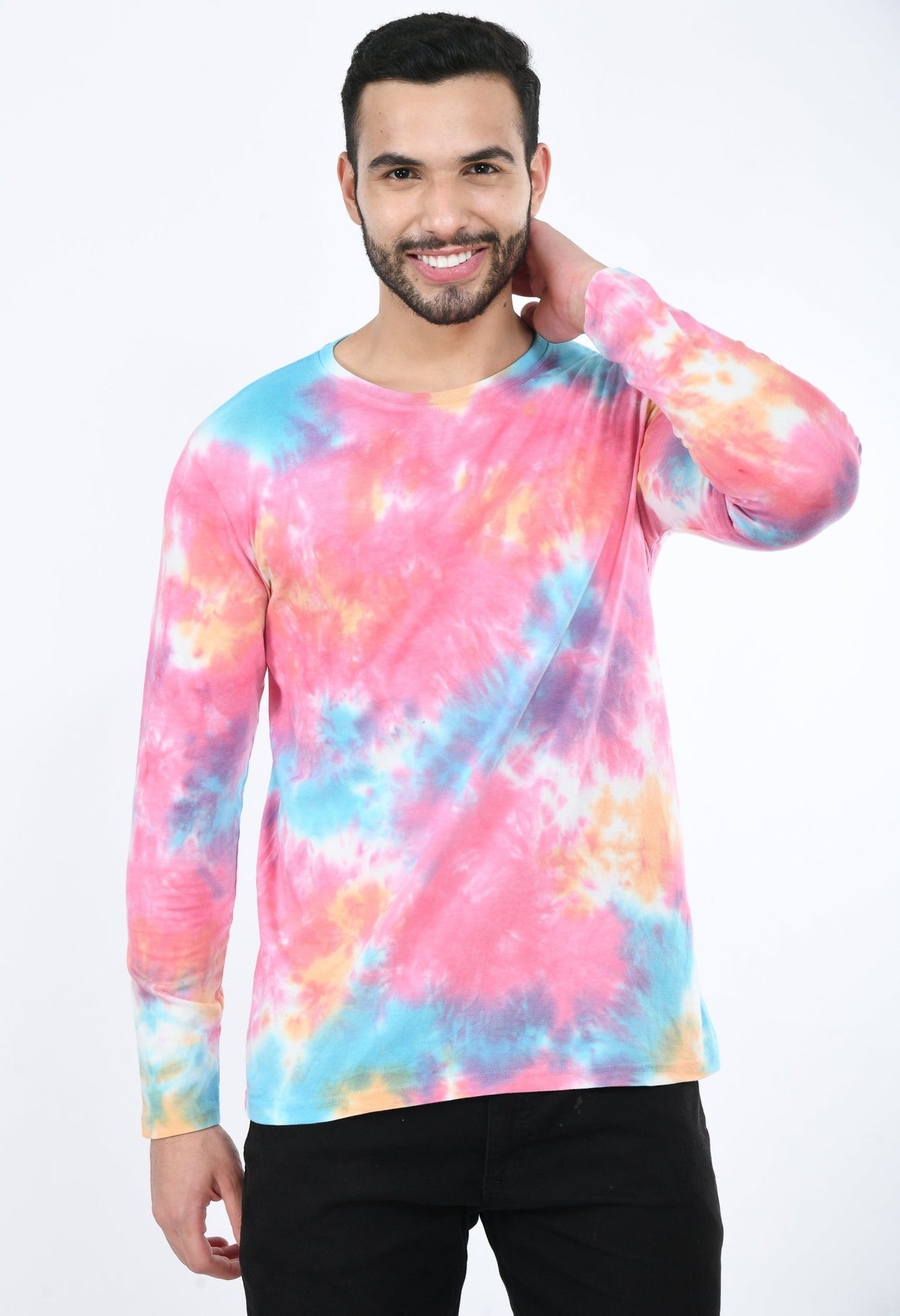 Multicolor Spalsh Unisex Tie - Dye T-shirt - RueCollections