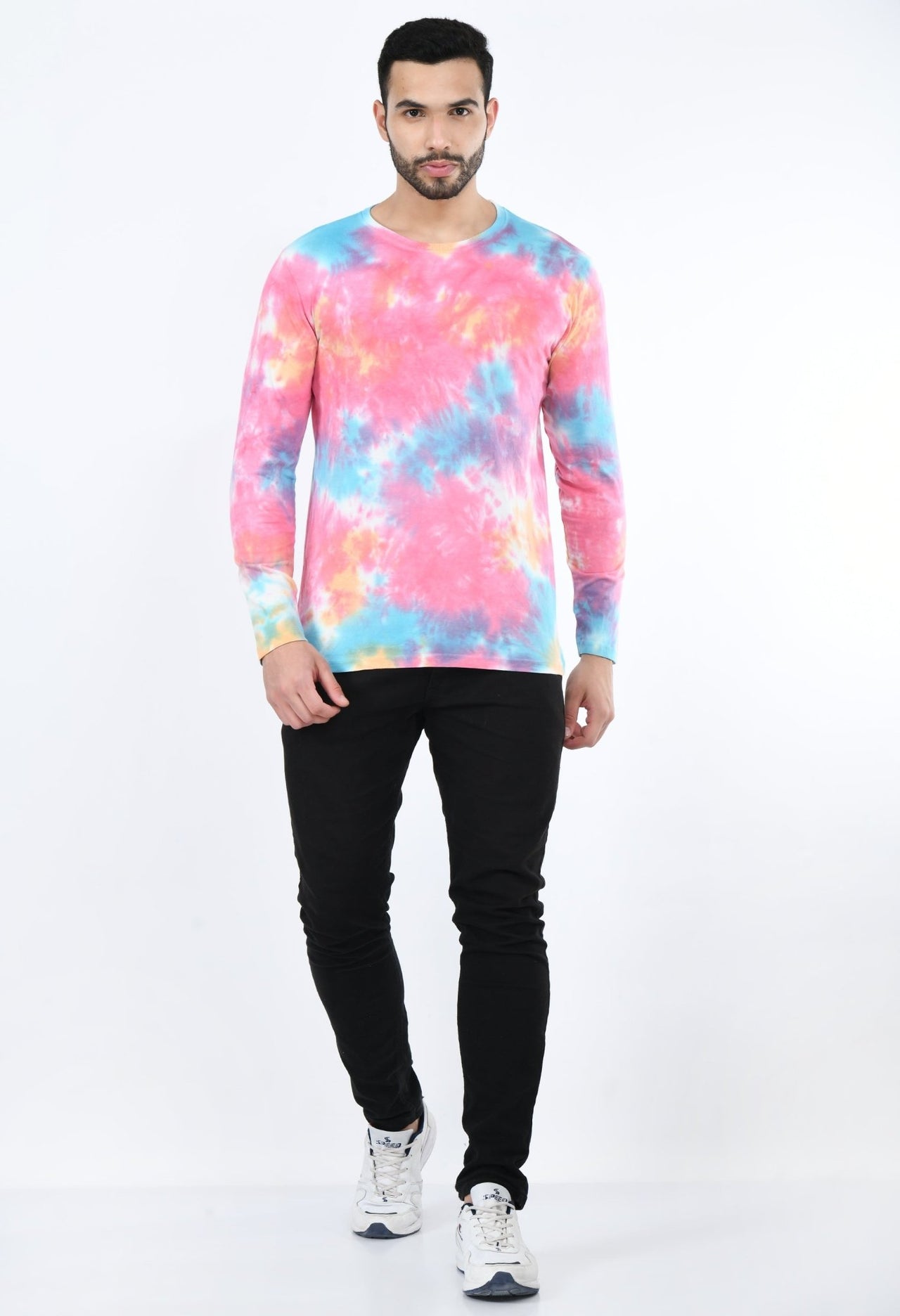 Multicolor Spalsh Unisex Tie - Dye T-shirt - RueCollections