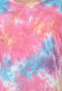 Thumbnail for Multicolor Spalsh Unisex Tie - Dye T-shirt - RueCollections