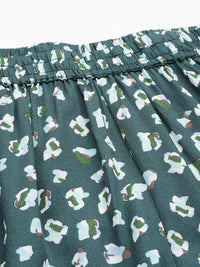 Thumbnail for Multicolored Women Pure Cotton Printed Lounge Pants - RueCollections