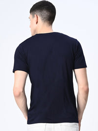 Thumbnail for Navy Blue T-Shirt For Men's - RueCollections