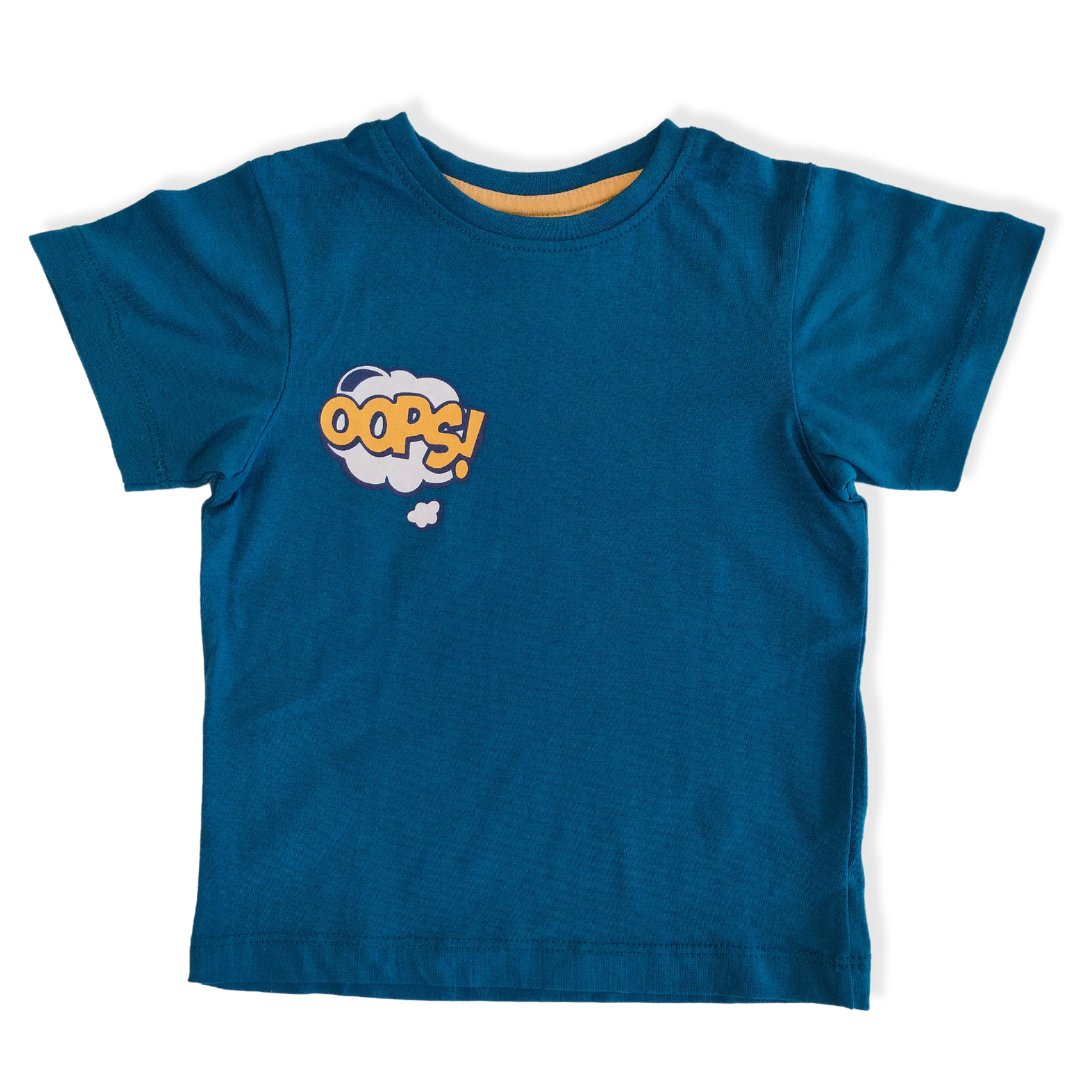 OOPS Blue Kids T-shirt - RueCollections