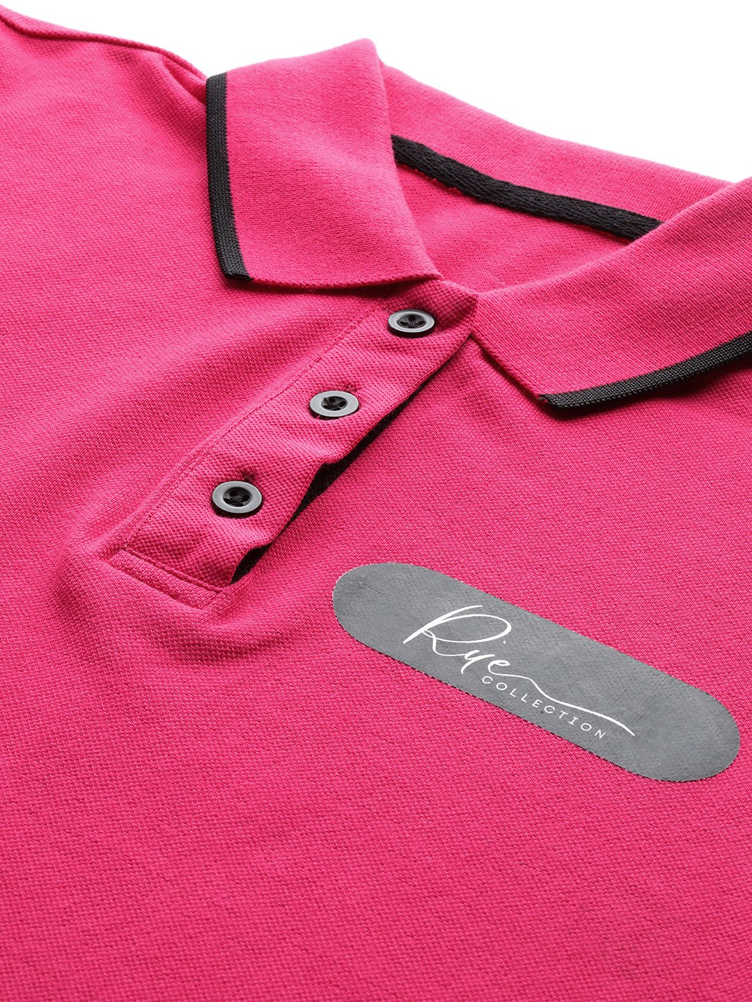 Polo Collar Short Sleeves T-shirt - RueCollections