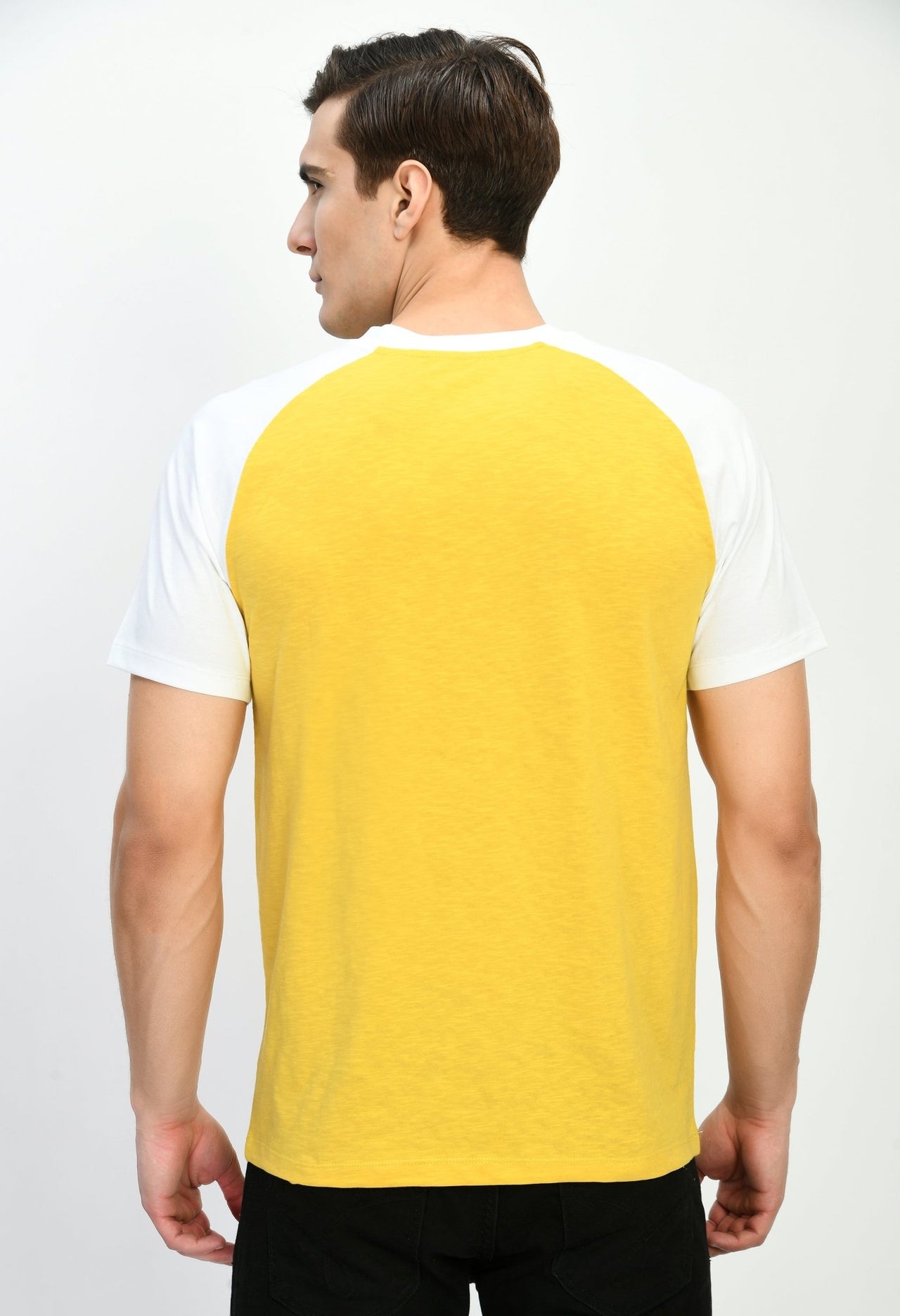 Raglan Sleeves Crew Neck T-shirt - RueCollections