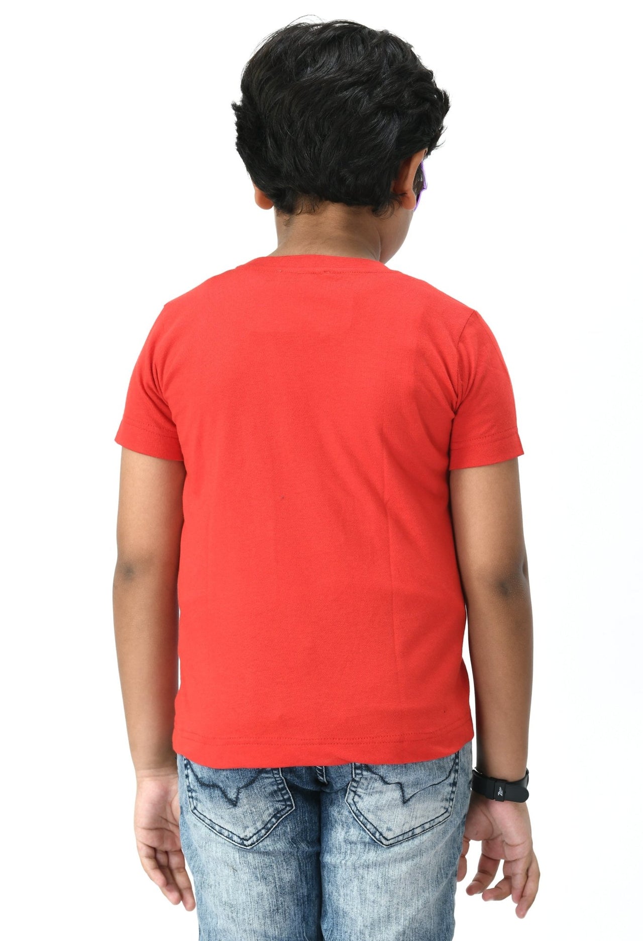 Red Booyah Chest Print T-shirt - RueCollections