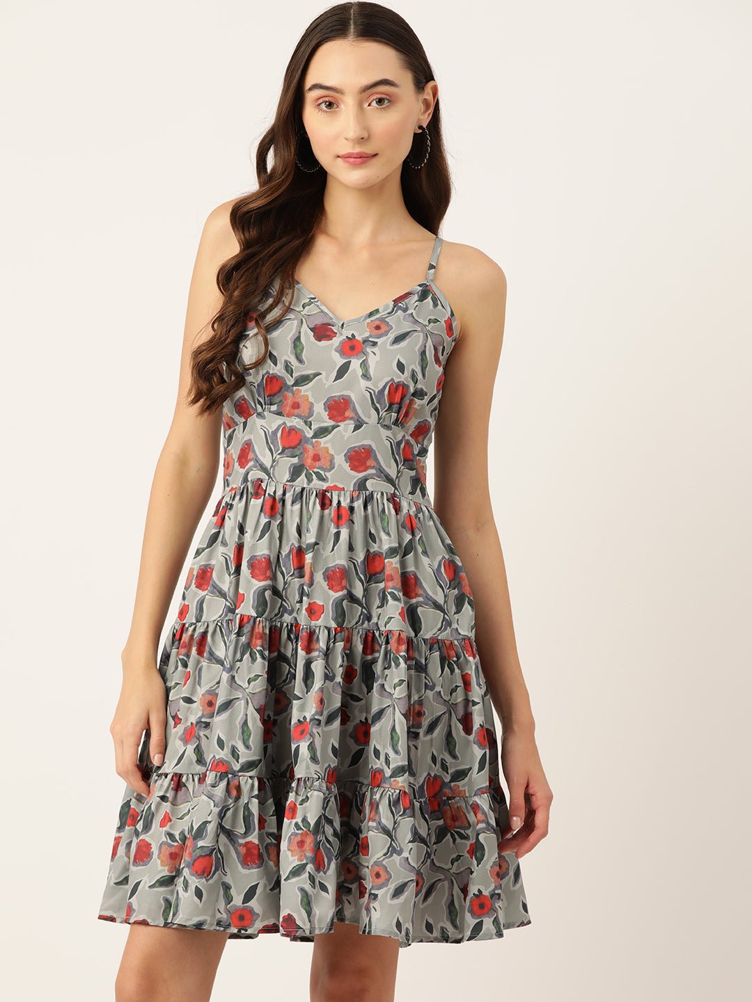 Rue Collection Floral Print Crepe Fit & Flare Dress - RueCollections