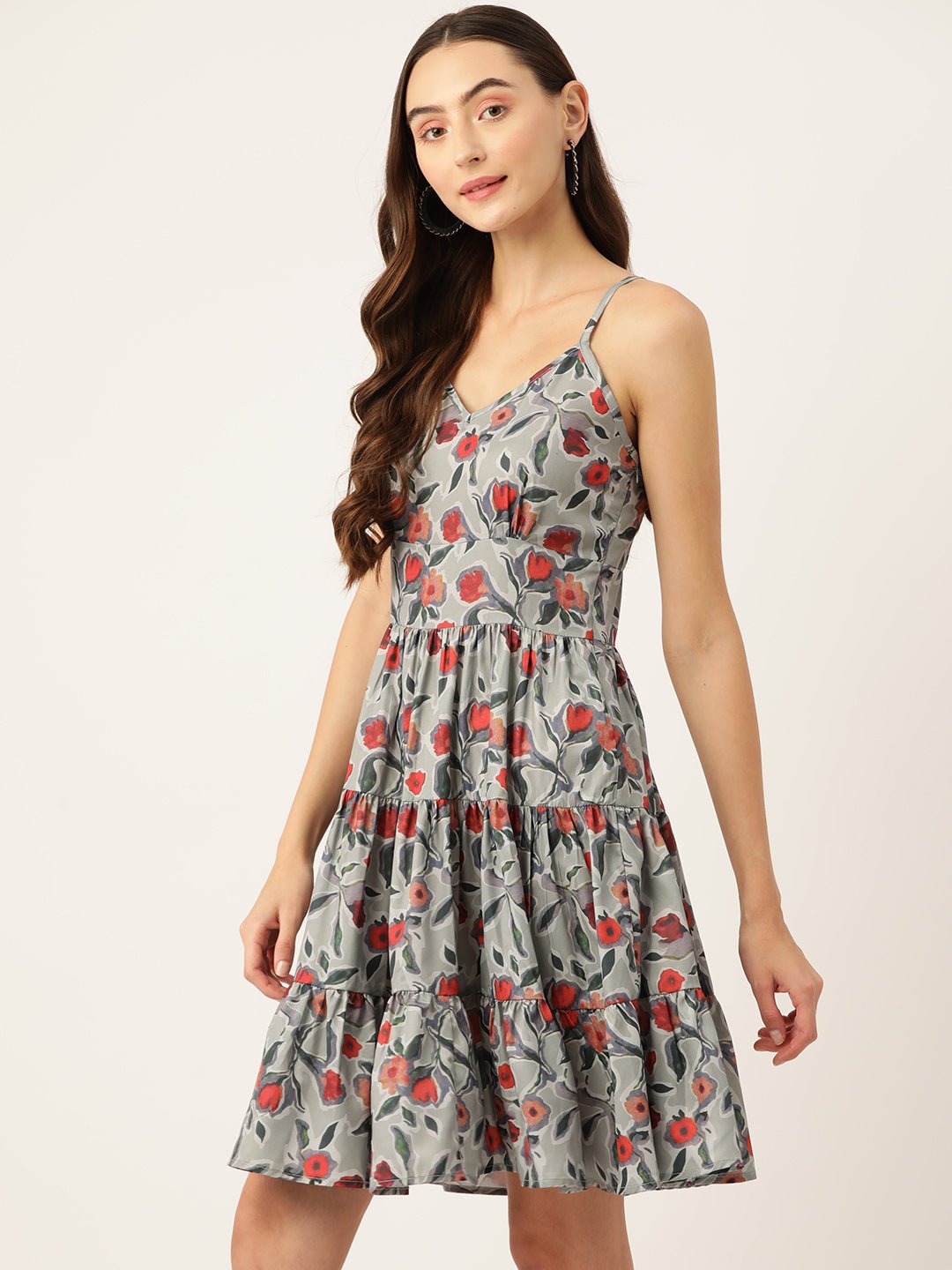 Rue Collection Floral Print Crepe Fit & Flare Dress - RueCollections