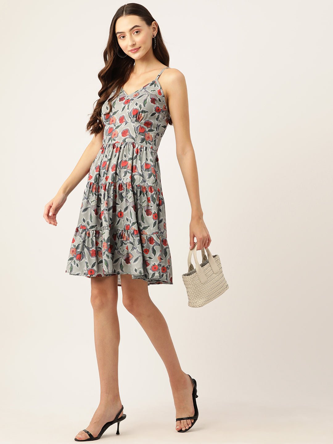 Rue Collection Floral Print Crepe Fit & Flare Dress - RueCollections