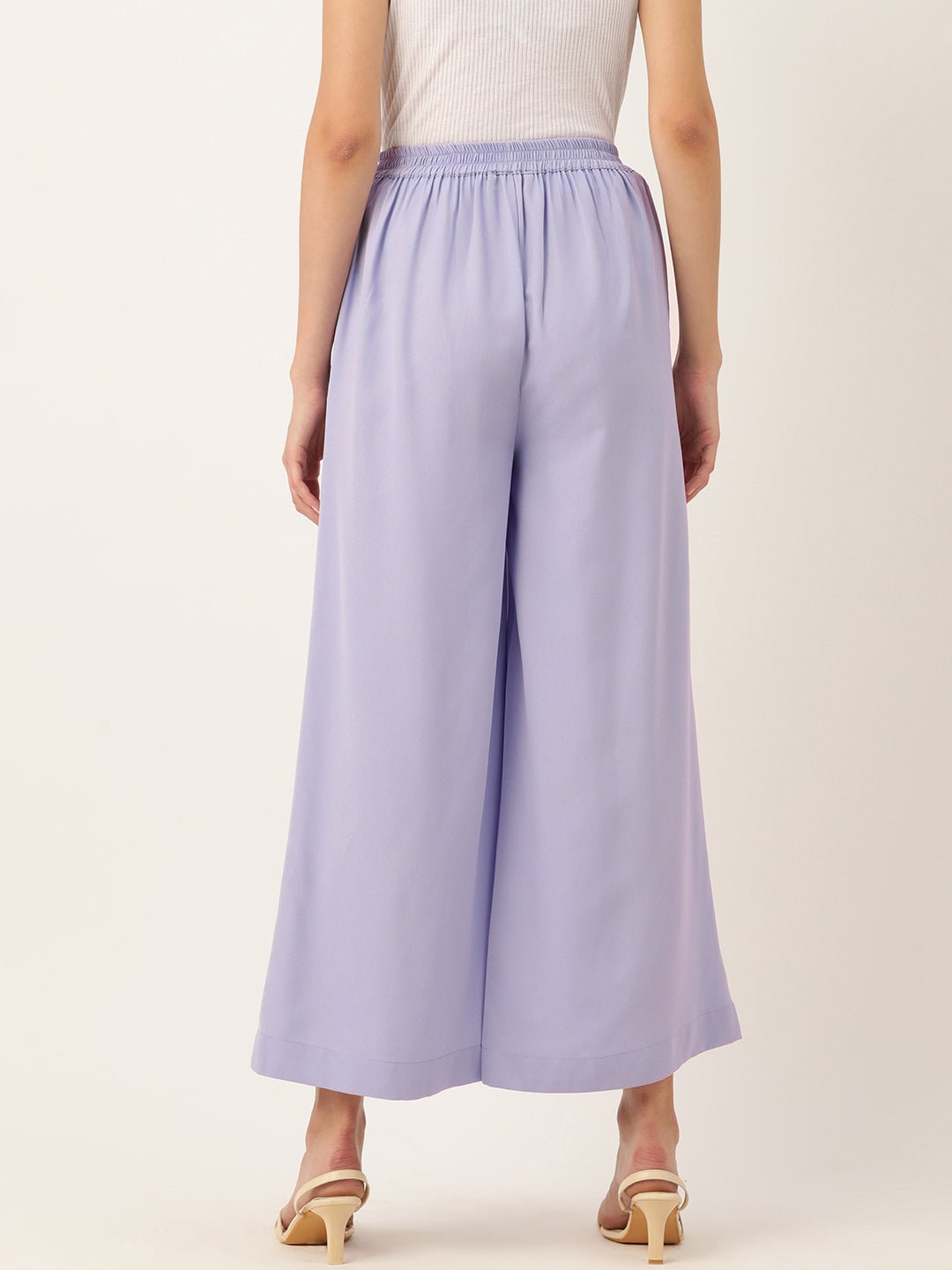 Rue Collection Relaxed Loose Fit High - Rise Pleated Culottes - RueCollections