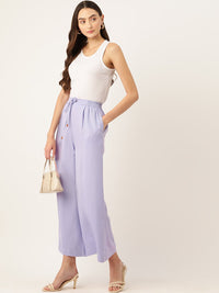 Thumbnail for Rue Collection Relaxed Loose Fit High - Rise Pleated Culottes - RueCollections