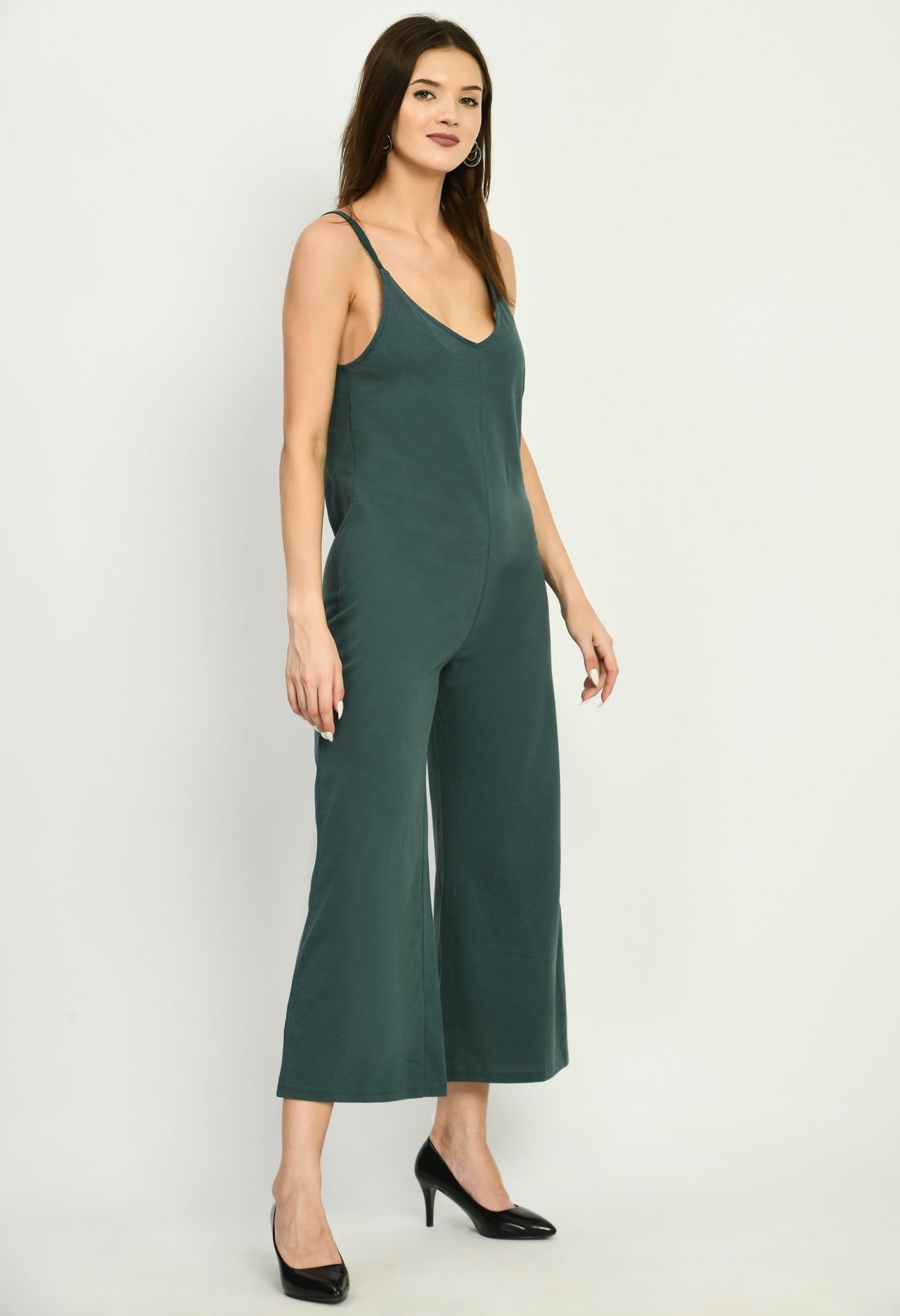 Sleeveless Basic Jumpsuit - RueCollections