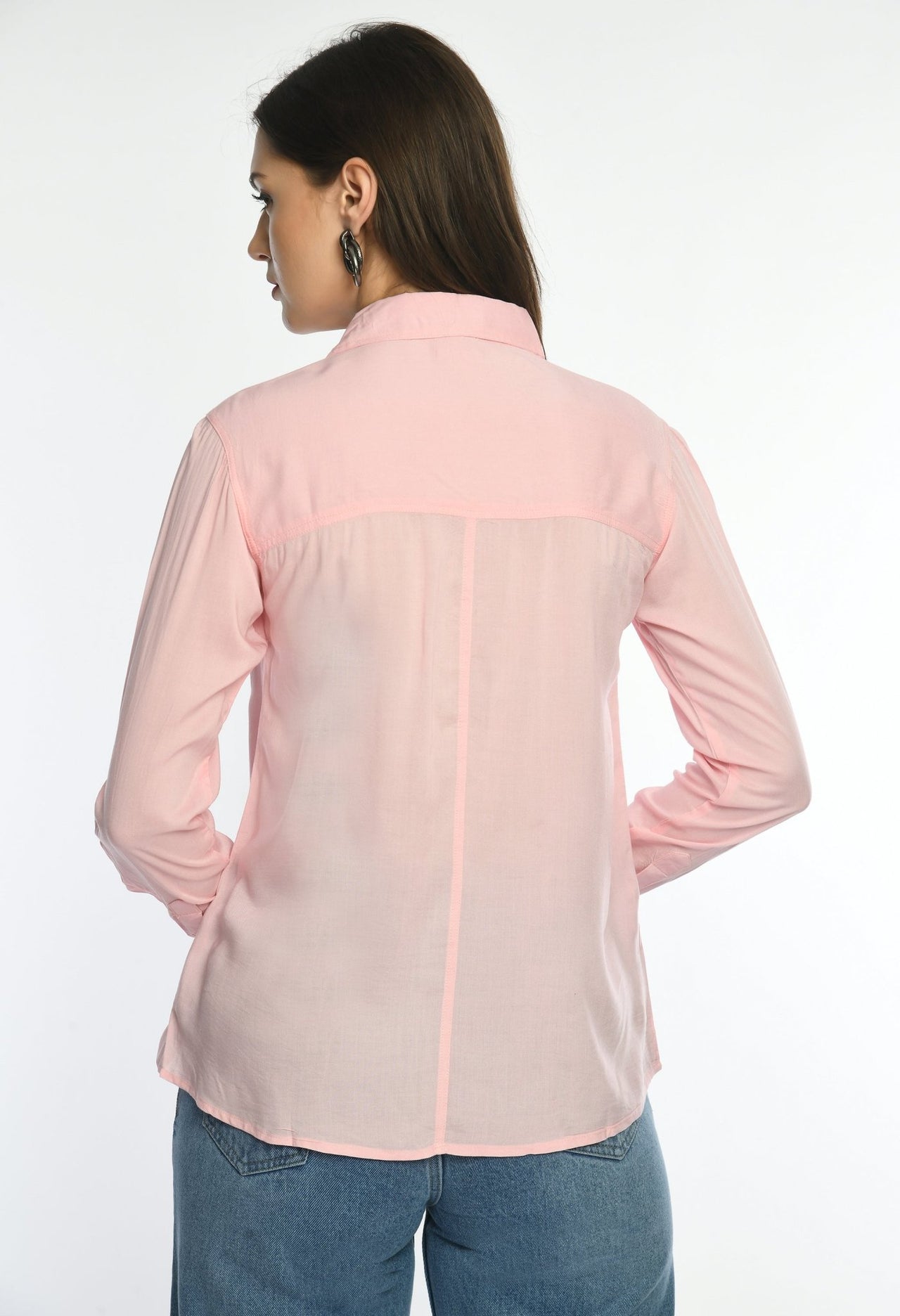 Solid Full Sleeves Shirt - RueCollections