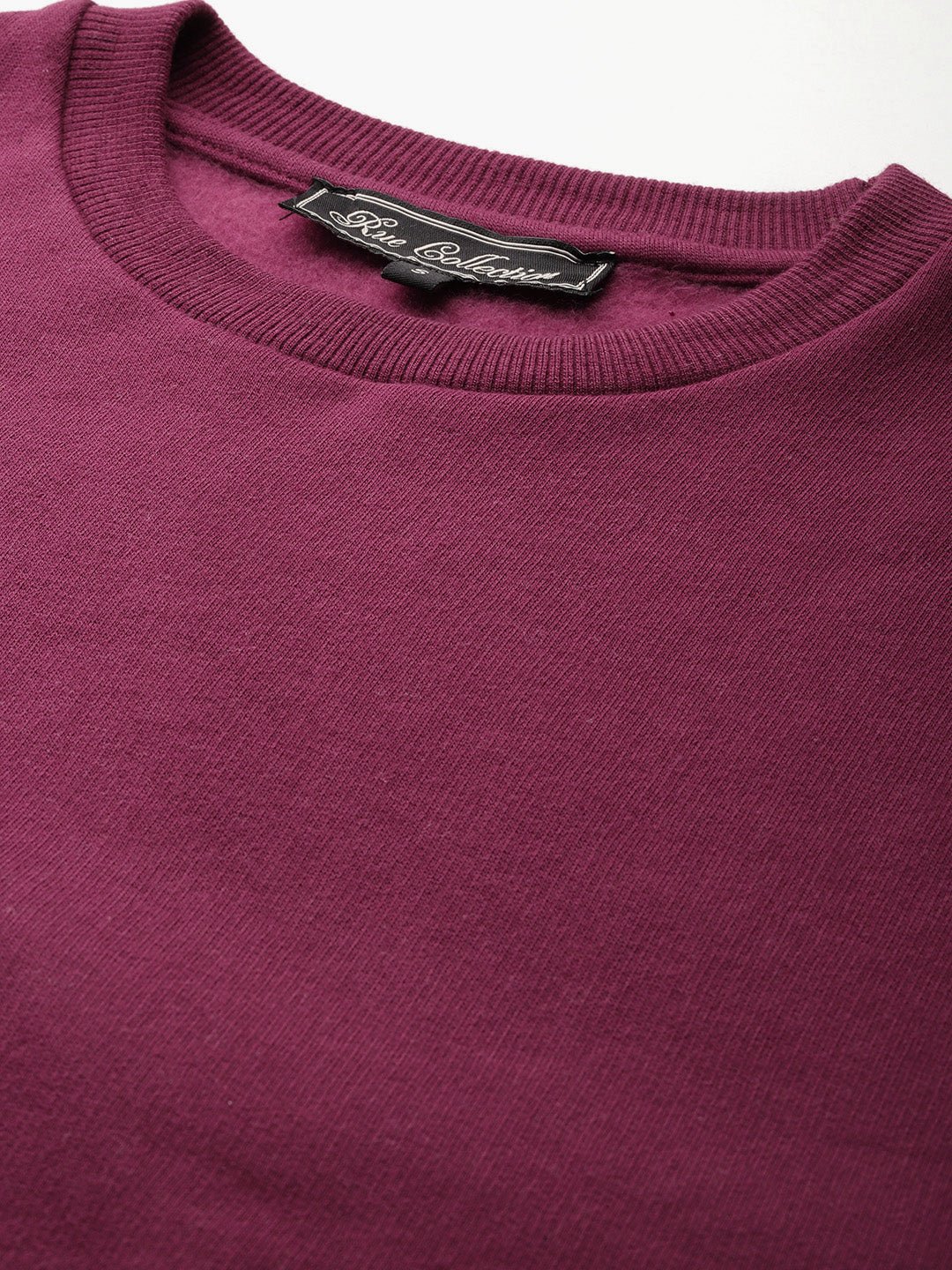 Solid Maroon Sweatshirt - RueCollections