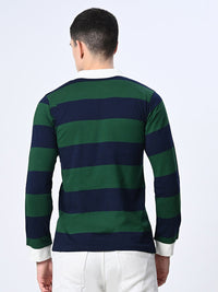 Thumbnail for Striped Polo T-shirt - RueCollections