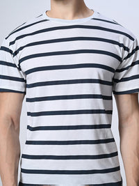 Thumbnail for Stripes T-Shirt For Men's - RueCollections