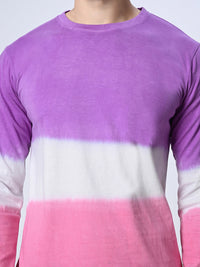 Thumbnail for Tri color Ombre Unisex T-shirt - RueCollections