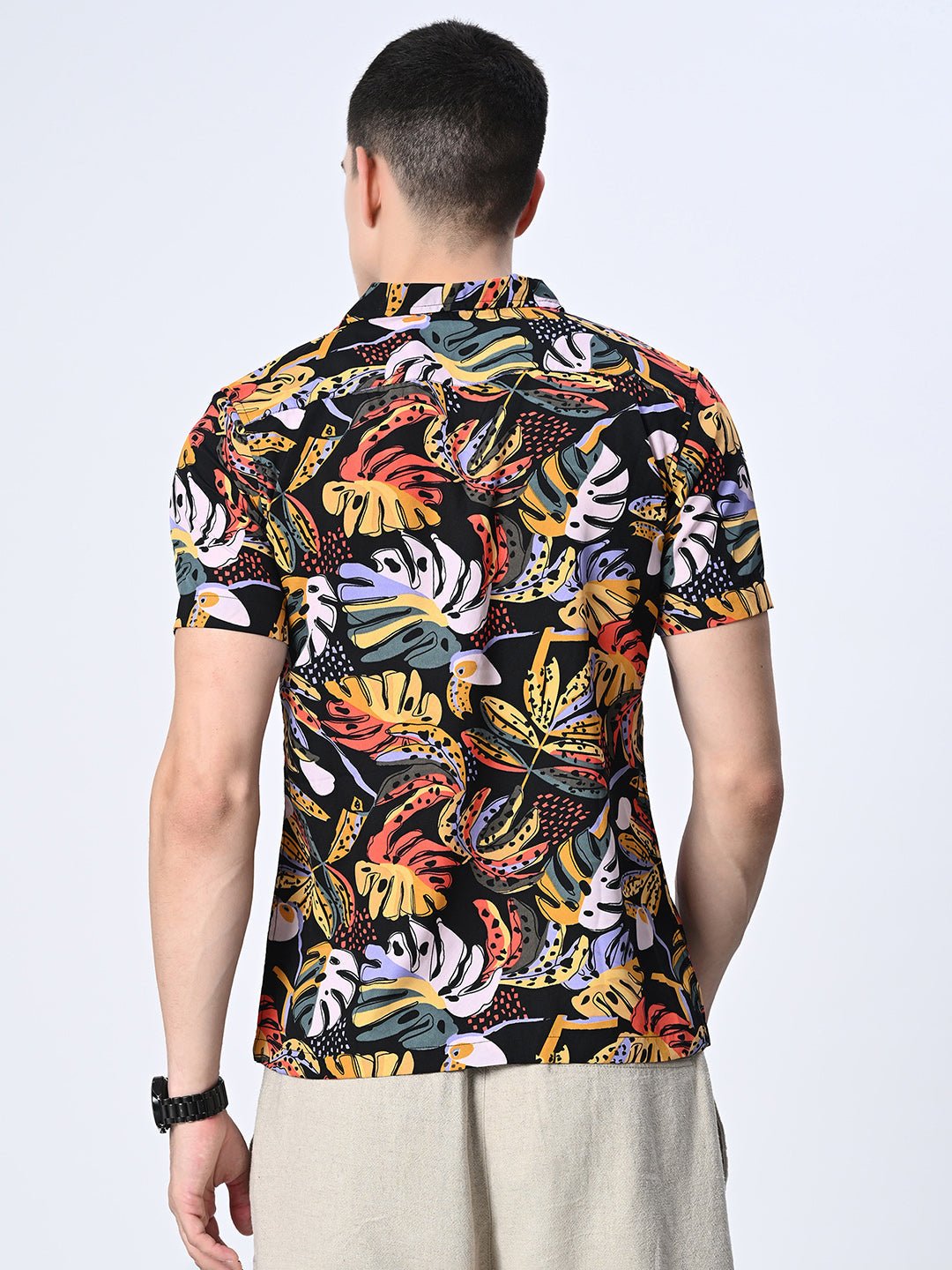 Tropical printed full Sleeves Shirt - RueCollections