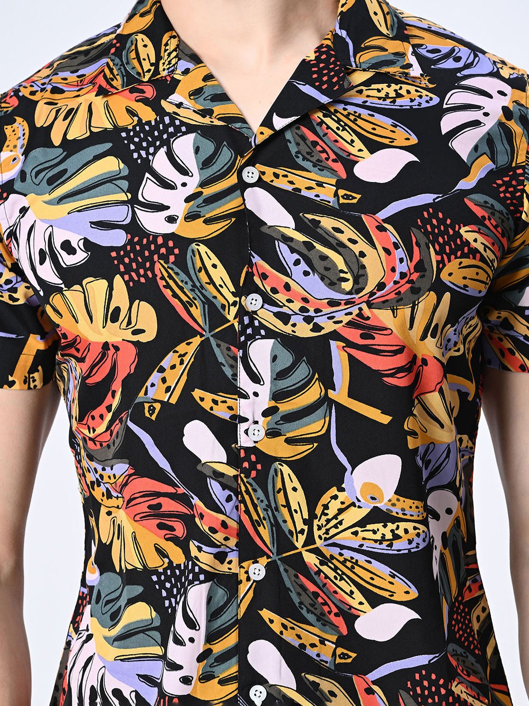 Tropical printed full Sleeves Shirt - RueCollections