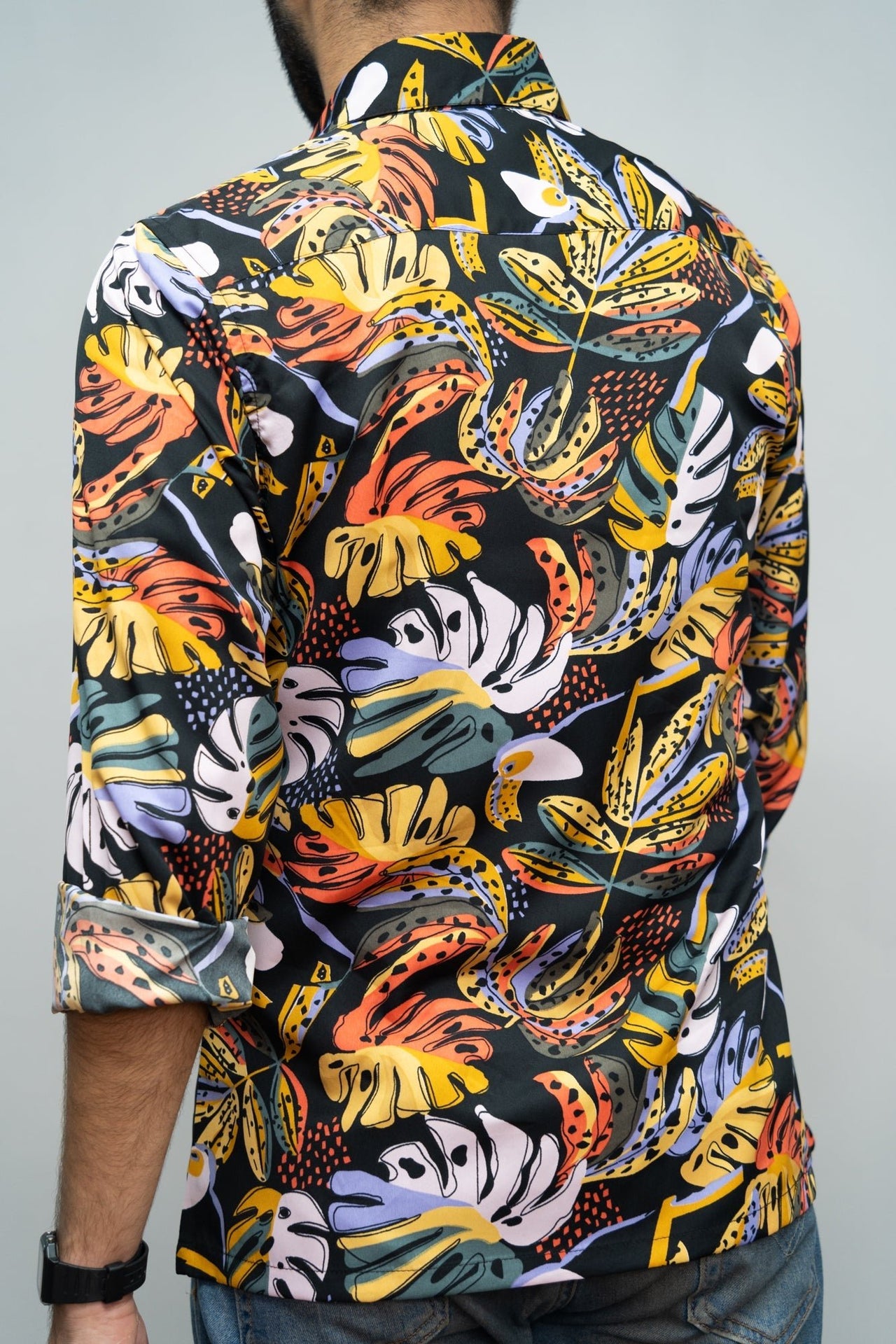 Tropical printed full Sleeves Shirt - RueCollections