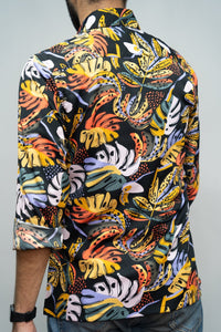 Thumbnail for Tropical printed full Sleeves Shirt - RueCollections