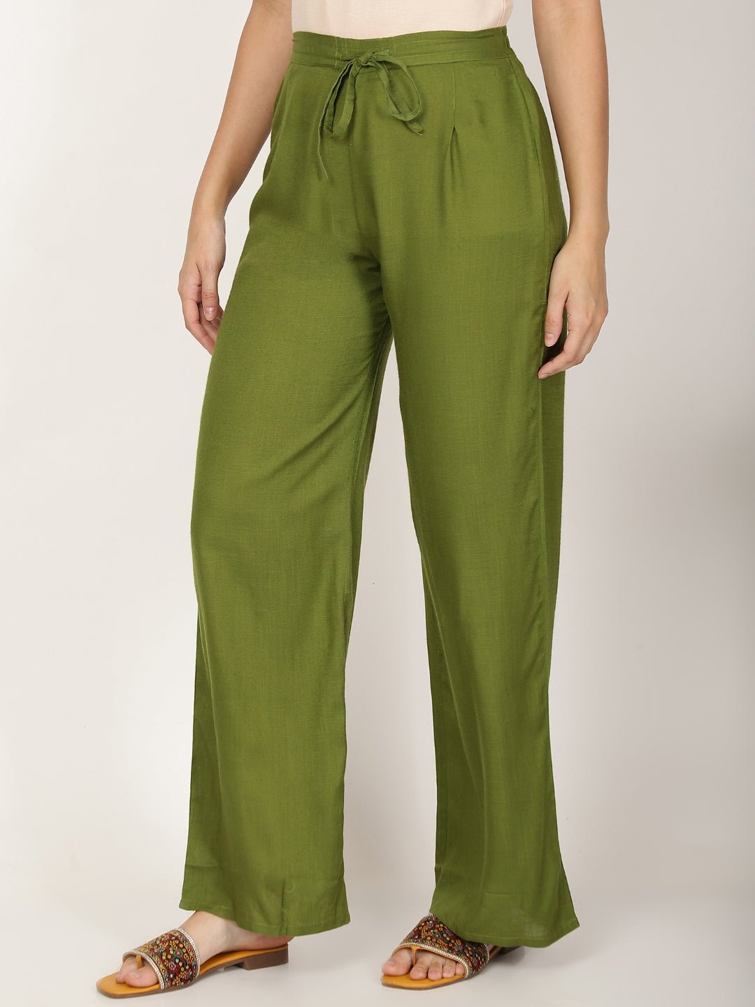 Women Cotton Trousers Pant - RueCollections