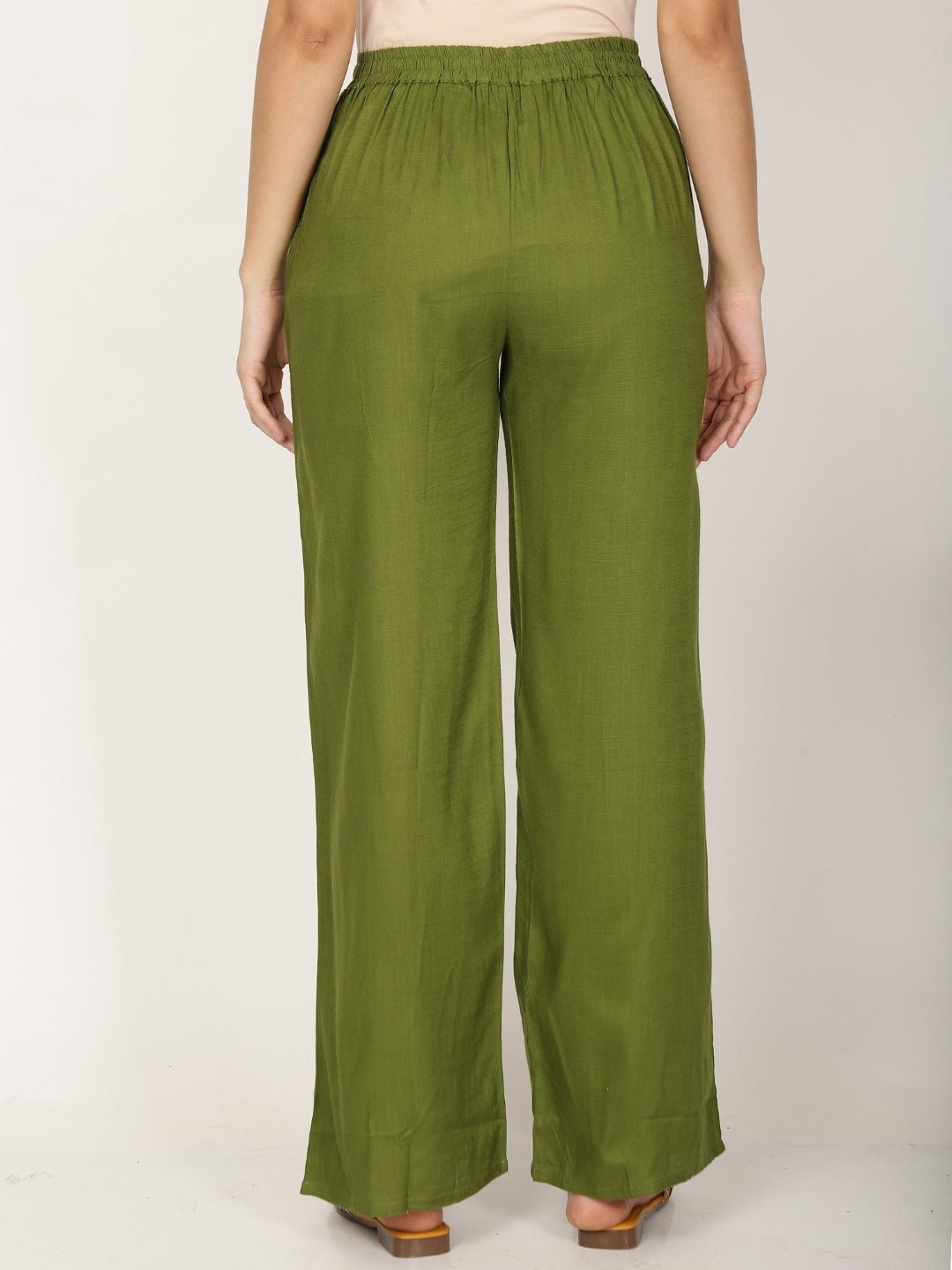 Women Cotton Trousers Pant - RueCollections