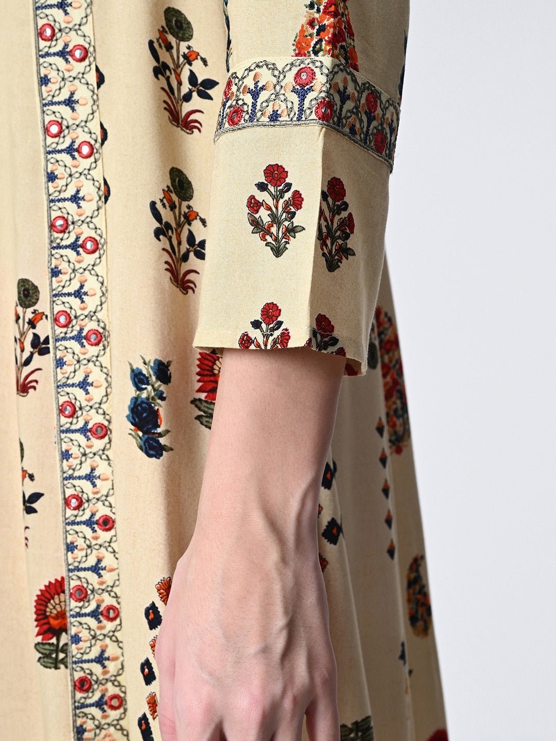 Women embellished Ethnic Motifs Printed Kurta - RueCollections