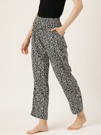 Thumbnail for Women Printed Pure Cotton Lounge Pants - RueCollections