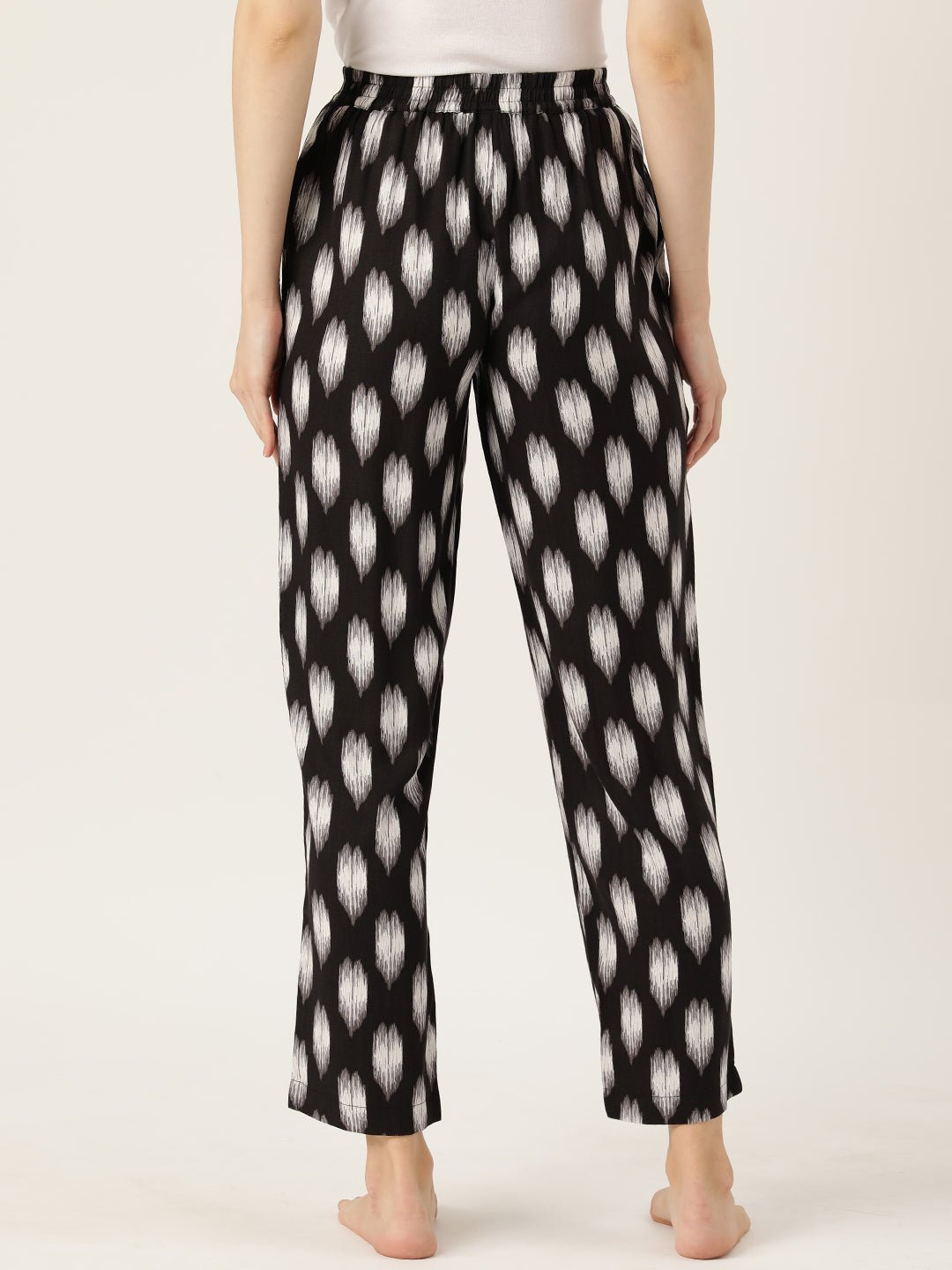 Women Printed Pure Cotton Lounge Pants - RueCollections