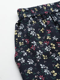 Thumbnail for Women Pure Cotton Printed Lounge Pants - RueCollections