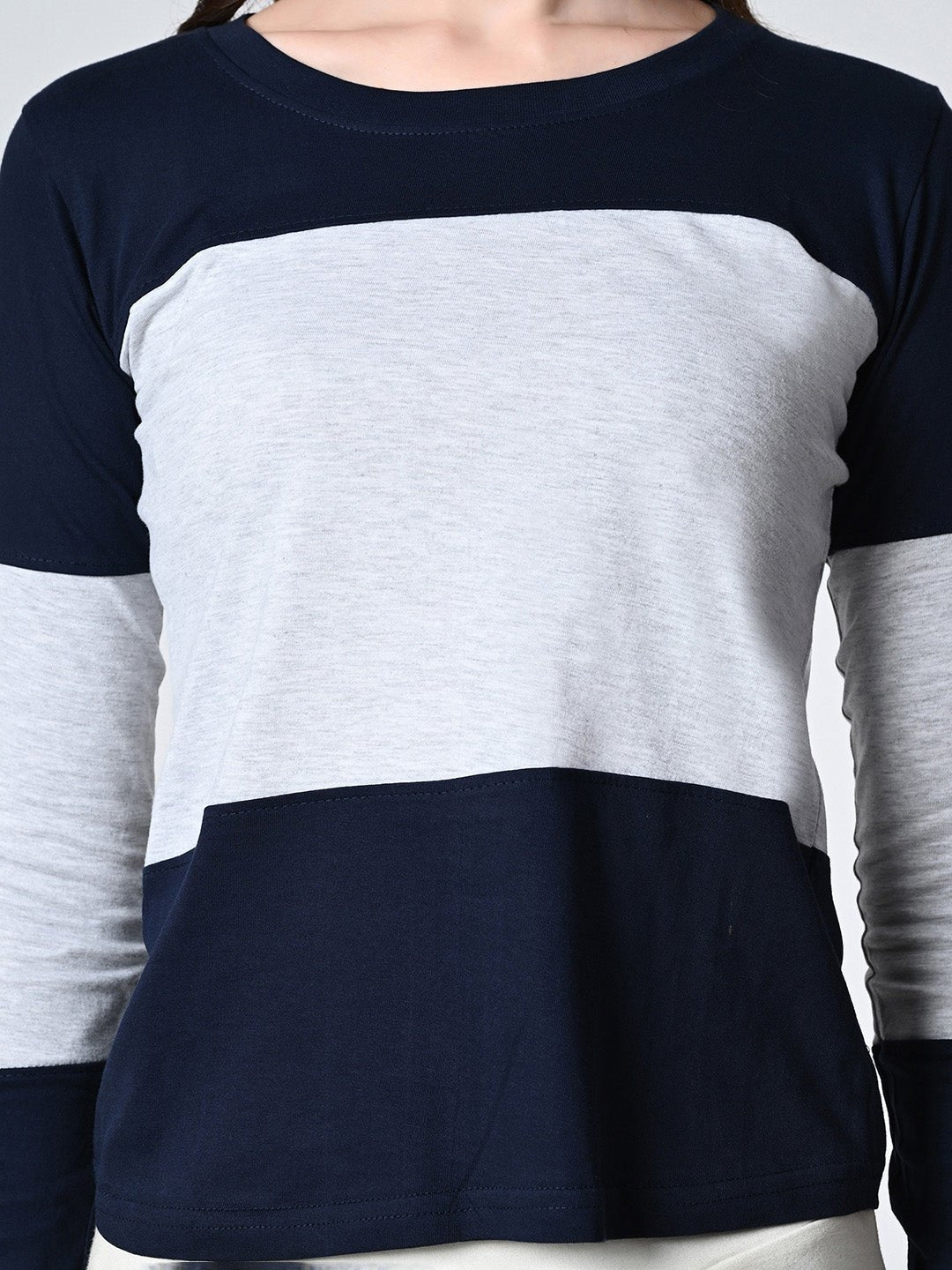 Women's Color Blocked T-shirt - RueCollections