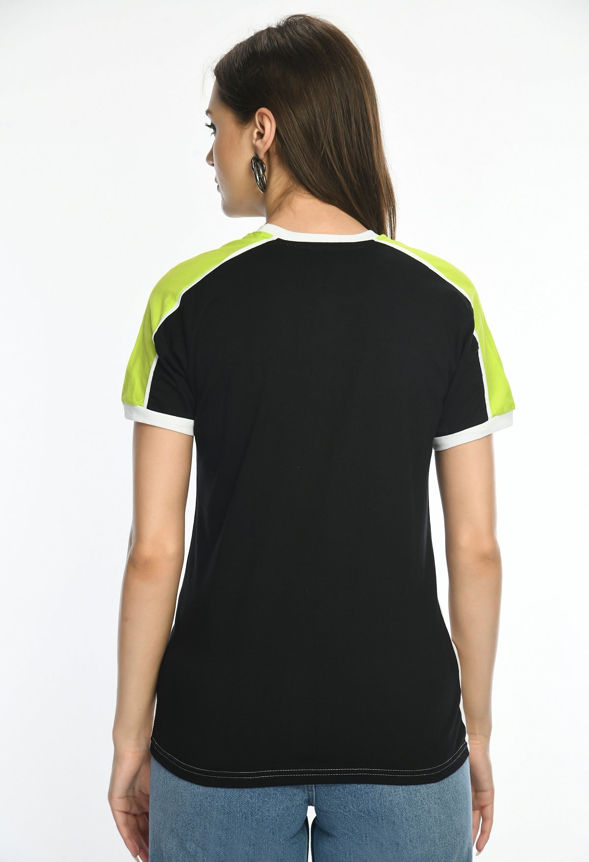 Women's Color Blocked T-shirt - RueCollections