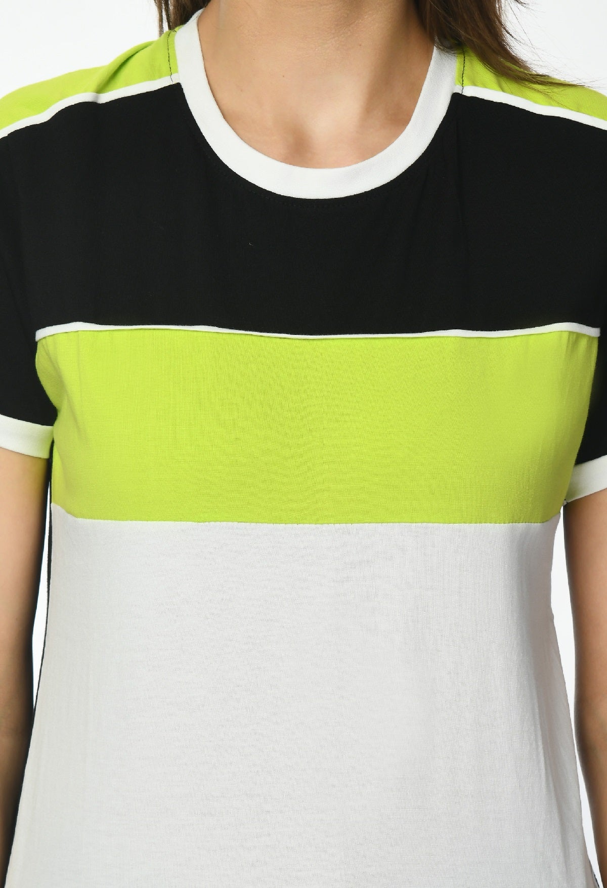 Women's Color Blocked T-shirt - RueCollections