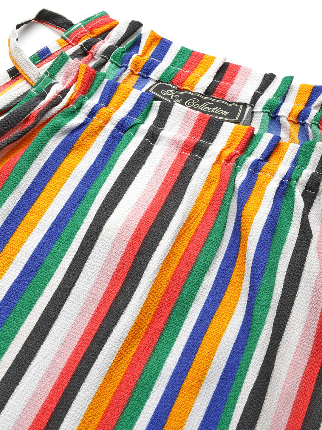 Multicoloured Striped Maxi Dress