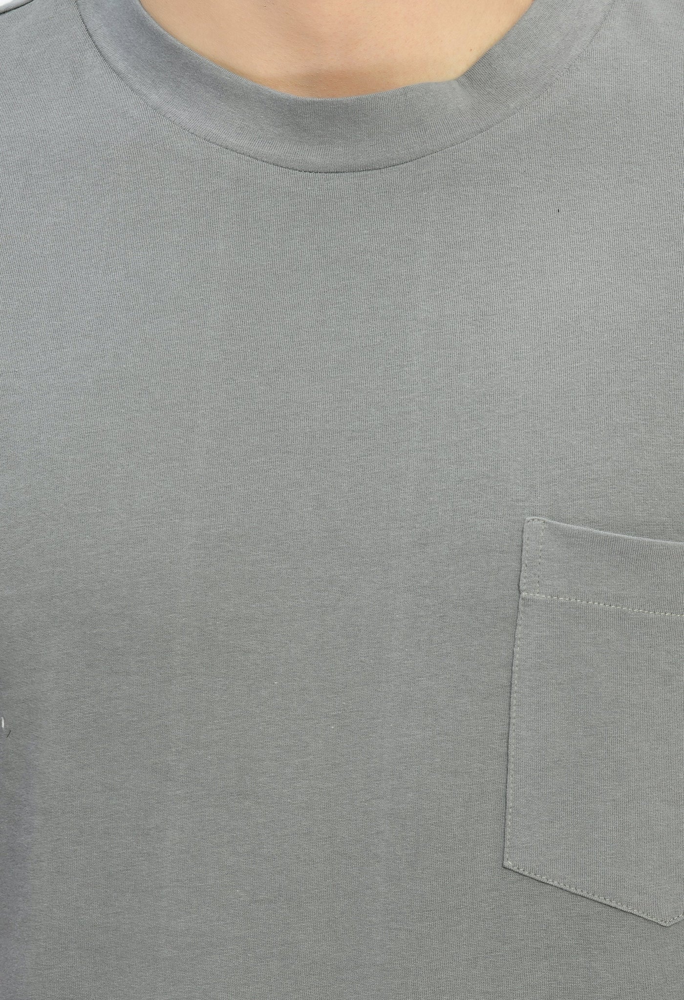 Solid T-Shirt With Pocket