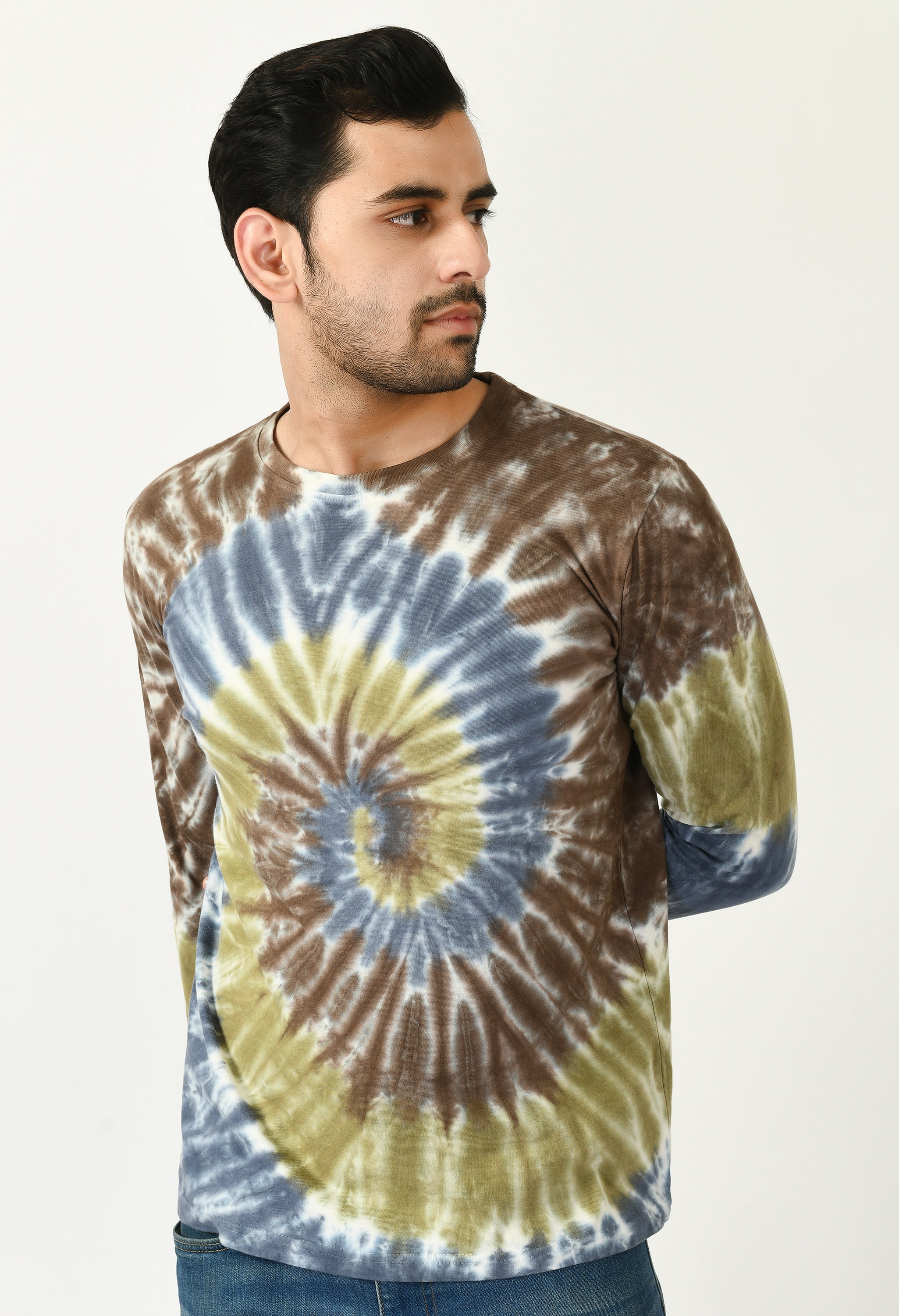 Multicolor Spiral Unisex Tie-Dye T-shirt