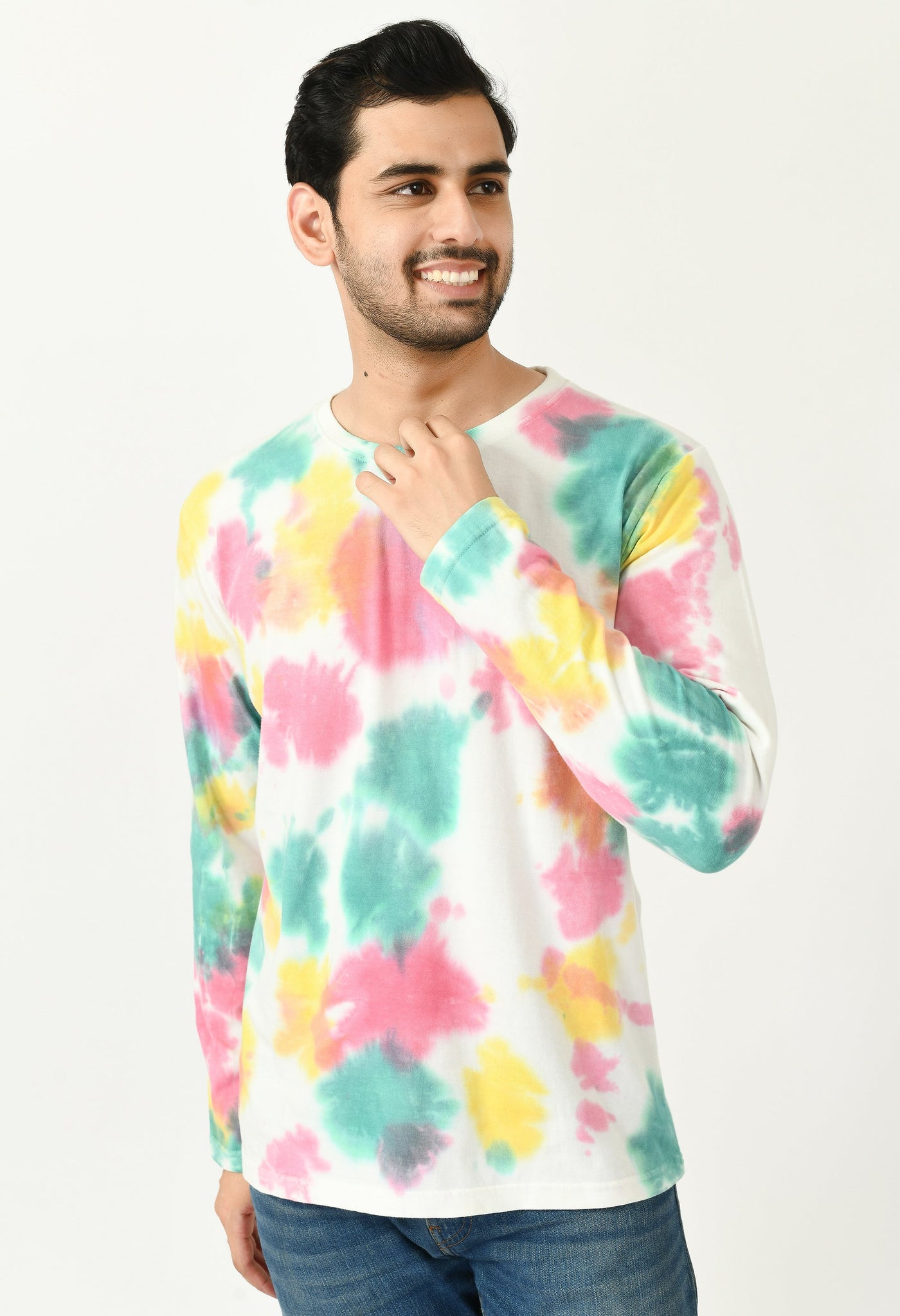 Multicolor Unisex Tie-Dye T-shirt