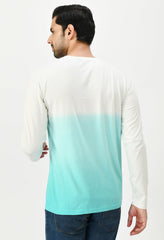 Aqua Unisex Tie-Dye T-shirt