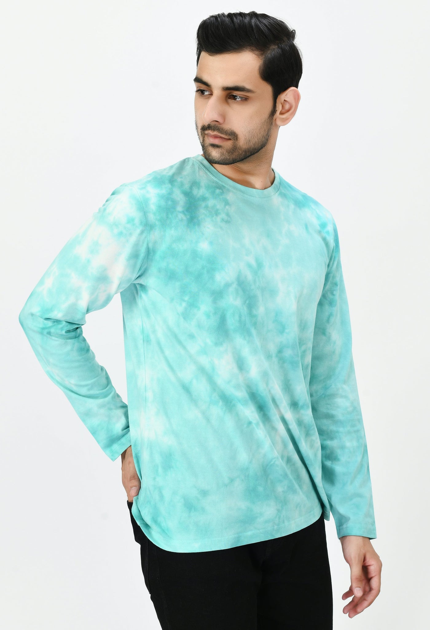 Turquoise Unisex Tie-Dye T-shirt